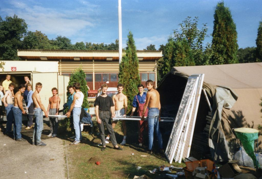 A csillebérci menekülttáborban. Forrás: Archiv Wolfgang Wagner