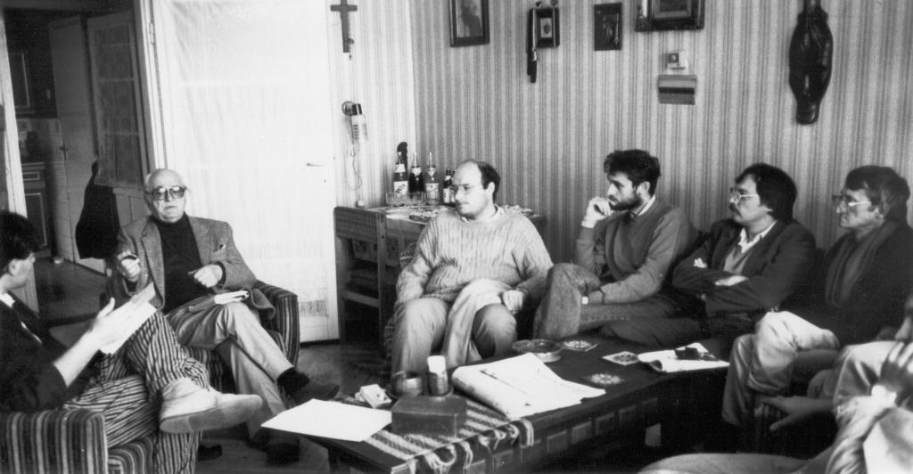 Kaposvár, 1989. június 19. Király Béla találkozik a Somogyország c.lap munkatársaival
