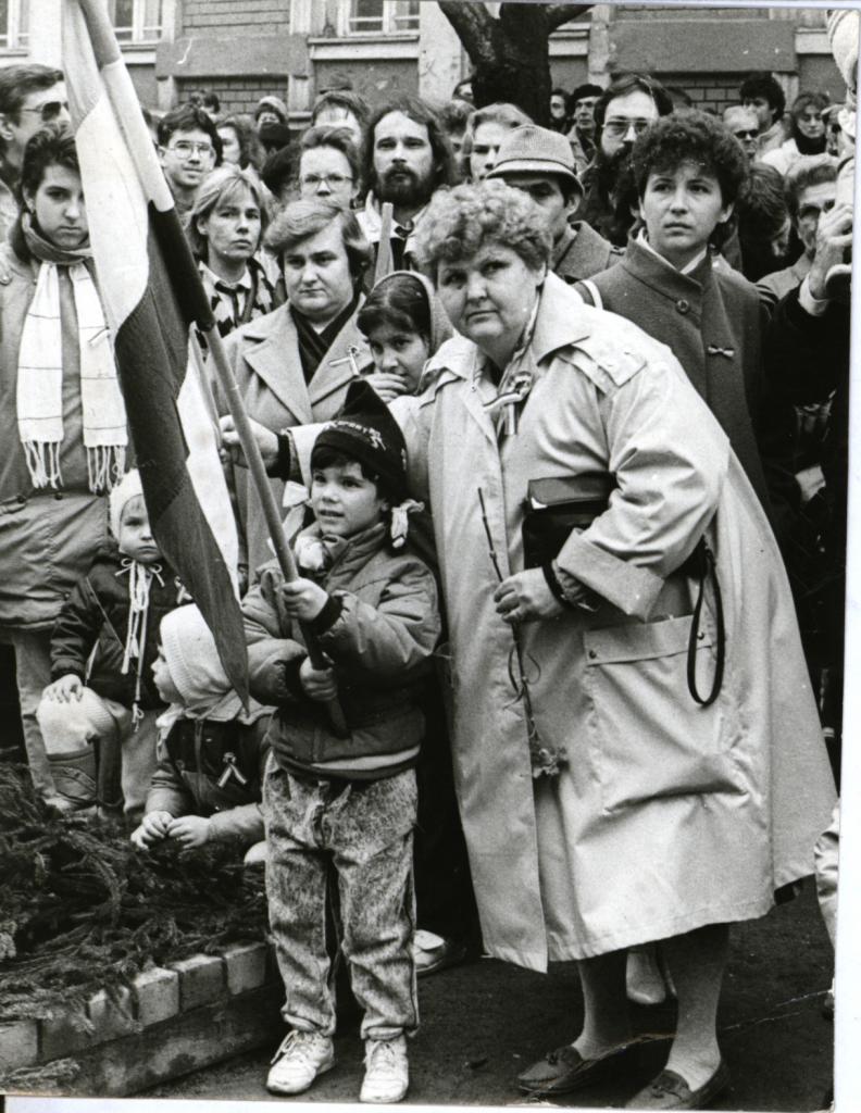 1989. a rendszerváltás utáni első szabad március 15. Miskolcon